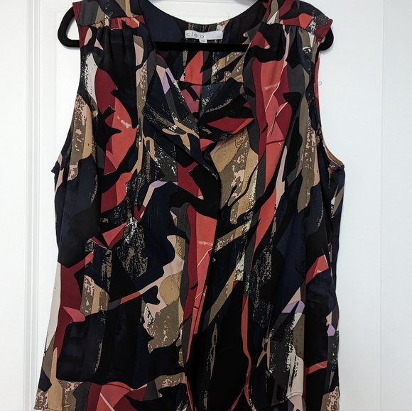 Stunning Colourful Sleeveless Women's Top - Picture 2 of 2
